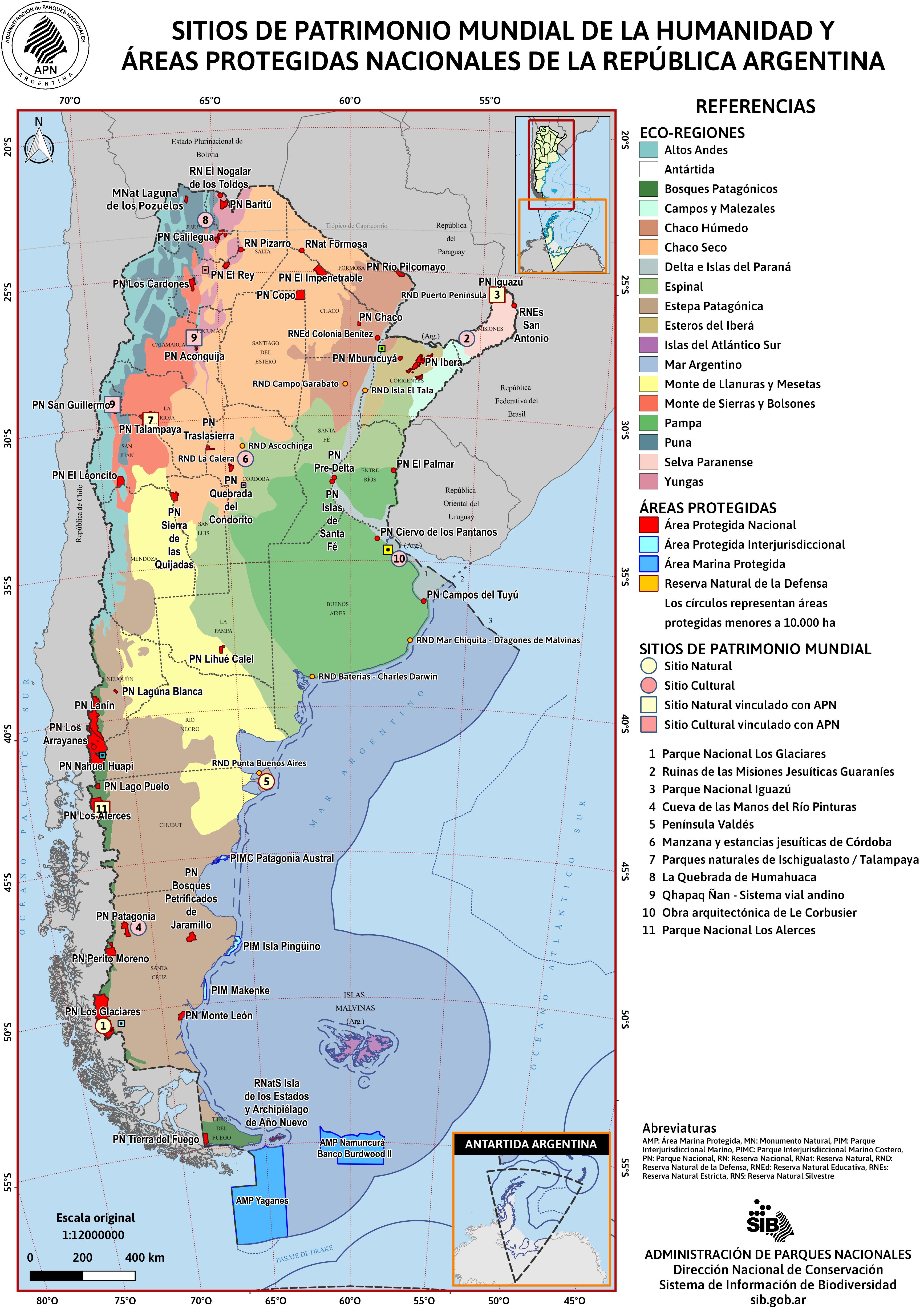 Áreas Protegidas | SIB, Parques Nacionales, Argentina