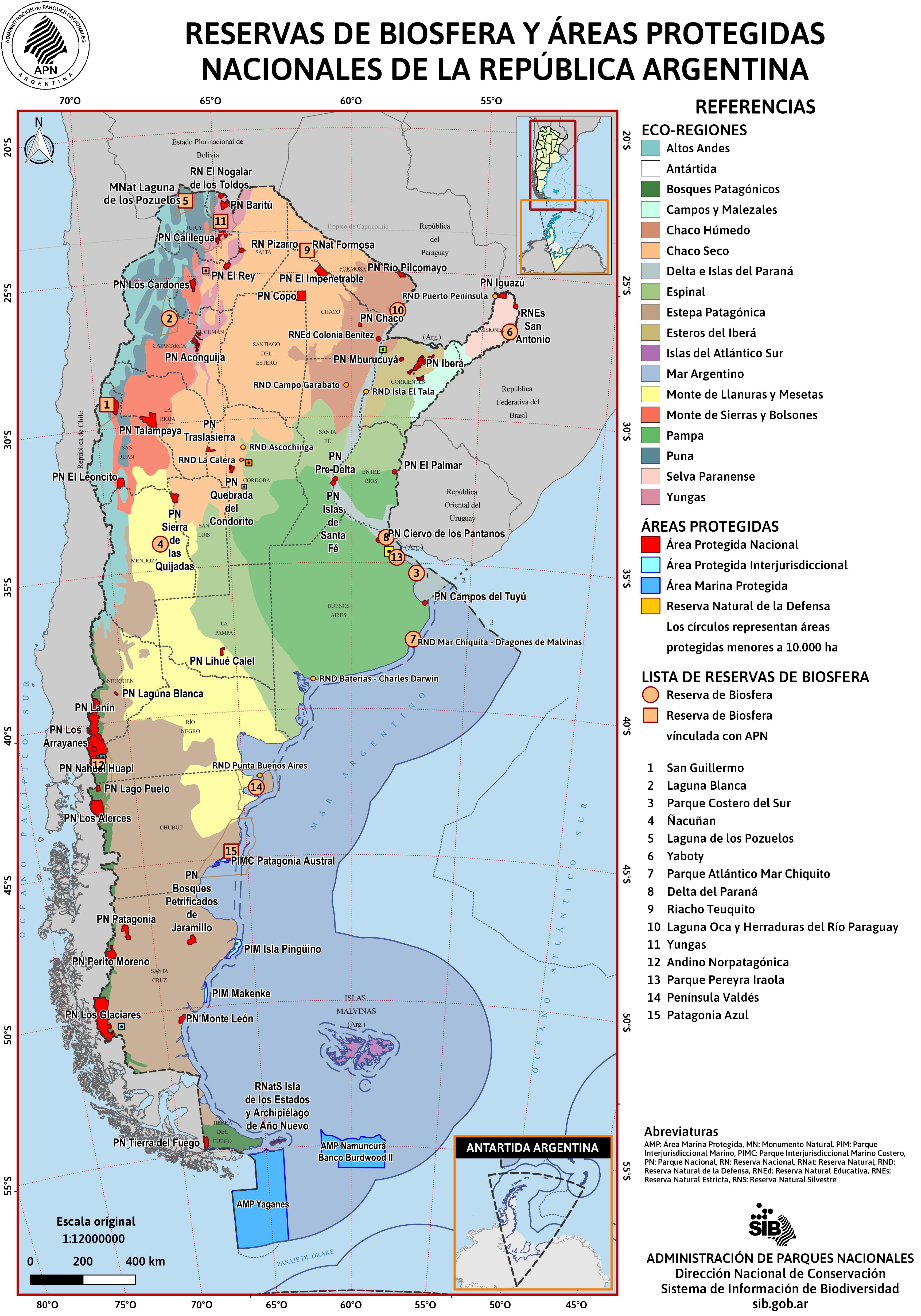 Áreas Protegidas Sib Parques Nacionales Argentina 5411