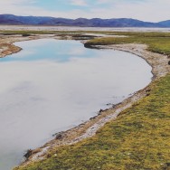(c) Leonidas Lizrraga. Desembocadura del Ro Chico en la Laguna de los Pozuelos. 														