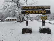 (c) Ricardo Lazarte. Nevada en Centro Operativo Cochuna, PN Aconquija. Nevada en Cochuna PNAC. 30 de junio 2025							