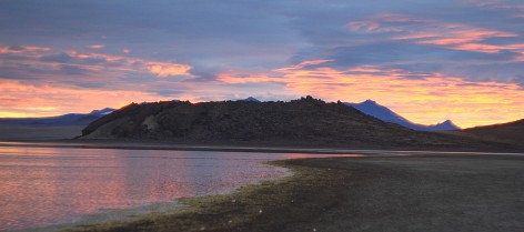 (c) Eduardo Militelo. Atardecer en la Laguna del Sello. 