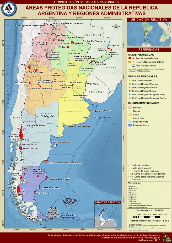 SIB | MAPA DE REGIONES ADMINISTRATIVAS